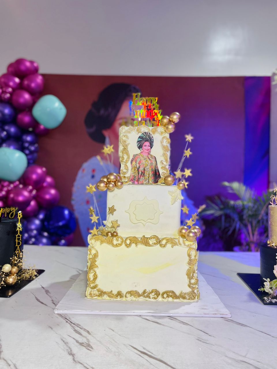 Golden Pearl Perfection Cake