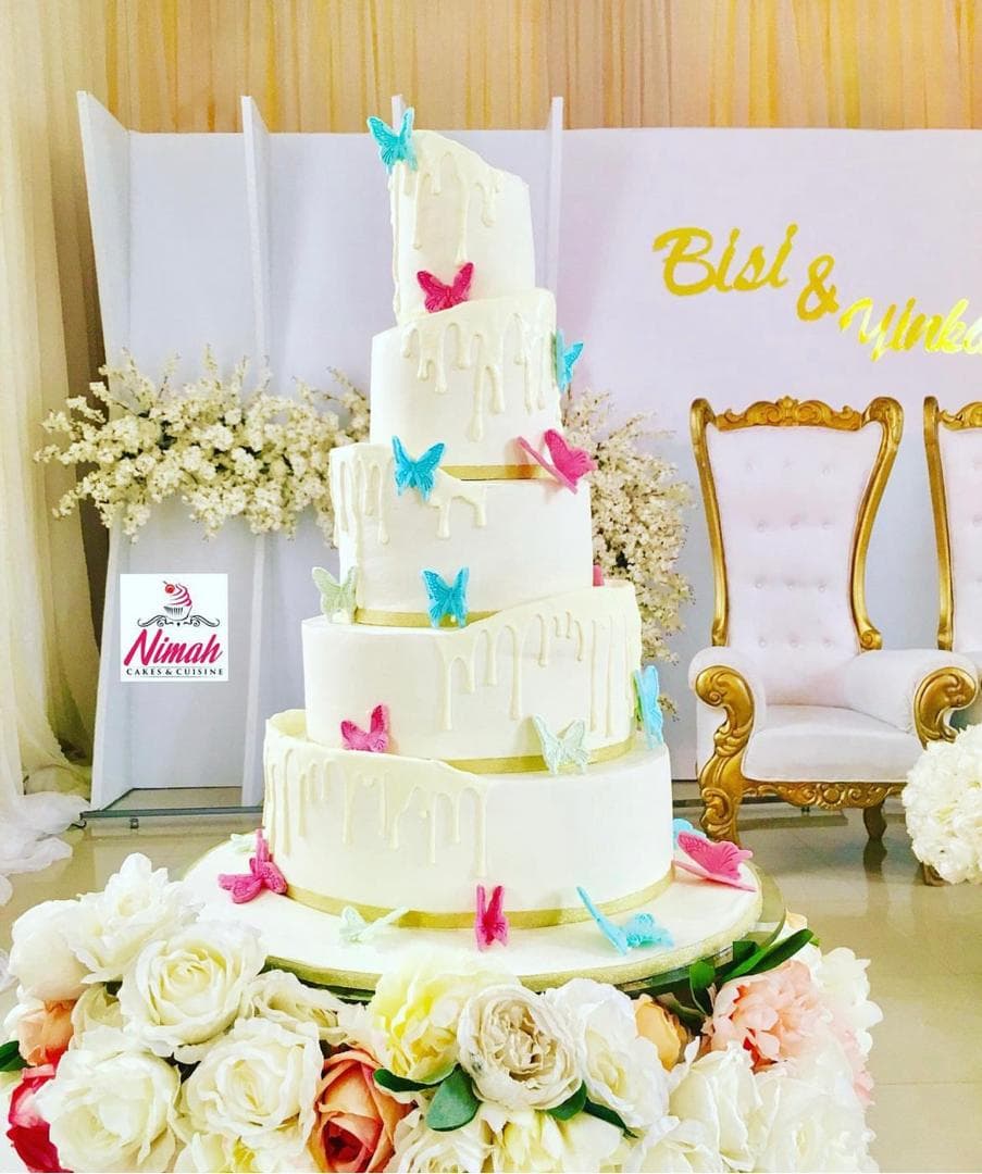 Eternal Love White Tier Cake